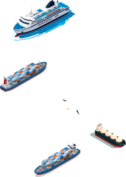 船のイラスト画像